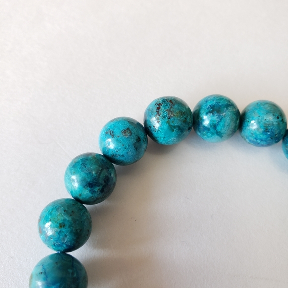 Natural Azurite stone Bracelet String Charms Strand Exquisite - Picture 6 of 8